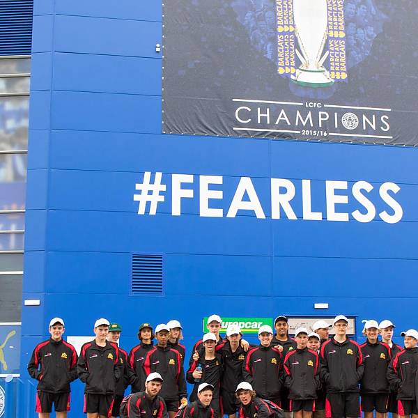 The Team at King Power stadium Leicestershire